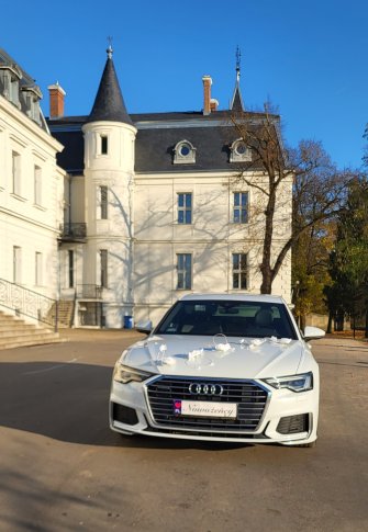 Białe Audi A6 Auto do ślubu Samochód na ślub wesele  Zielona Góra