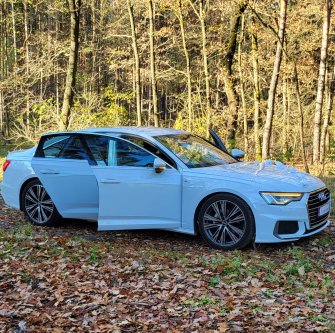 Audi Lux Limuzyna biała perła S-line Tel. 519 813 274  Zielona Góra