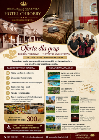 Hotel chrobry - Magia Przyjęcia Weselnego  Topola królewska