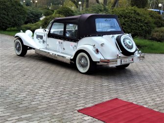 Ślubne samochody RETRO auta do ślubu Zabytkowy kabriolet na wesele Węgrów