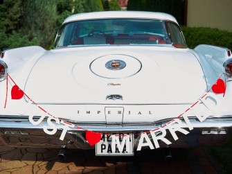 Zabytkowy amerykański samochód do ślubu Chrysler Imperial 1960r Łuków