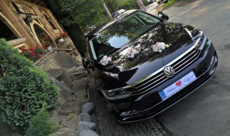 Auto do ślubu VW B8 Highline czarna perła - Bielsko-Biała / Żywiec Łodygowice