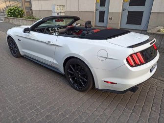 Mustang Cabrio GT 5.0 czerwone skóry Lublin