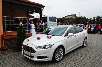 Samochód do Ślubu FORD MONDEO | SEAT ATECA |Piękna Biała Perła. BRZESKO