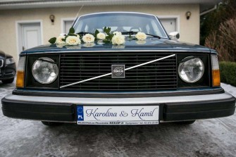 Volvo 244 do ślubu Bydgoszcz