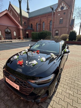 Wynajem auta do ślubu Audi A5 czarne 2025 Siemianowice Śląskie