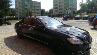 Luksusowy czarny  Mercedes S Wałbrzych 