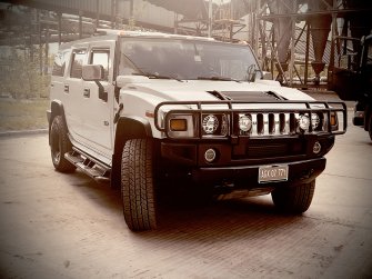 HUMMER H2 Biały Warszawa