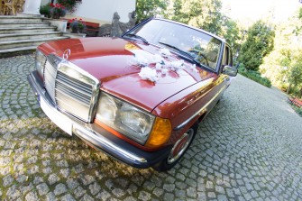 Auto do ślubu - Mercedes w123 Piotrków Tryb.