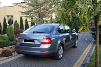Skoda Octavia III - wynajem do ślubu Radom