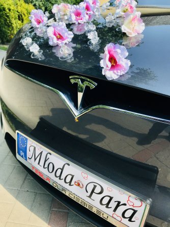 Auto do ślubu TESLA Model X Jarocin
