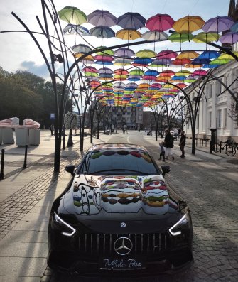  Do Ślubu Piękny Mercedes AMG 4door Białystok