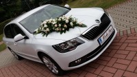 Biała Skoda SUPERB II + usługi KWIACIARNI. W pakiecie TANIEJ!!! Tarnów