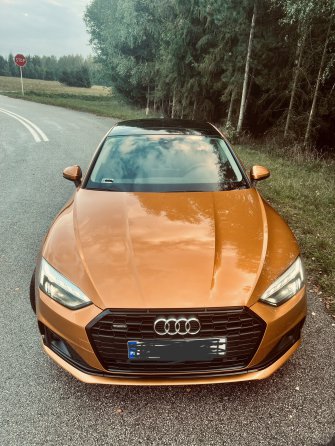 Pomarańczowe Audi A5 - jedyny model na świecie! Łódź