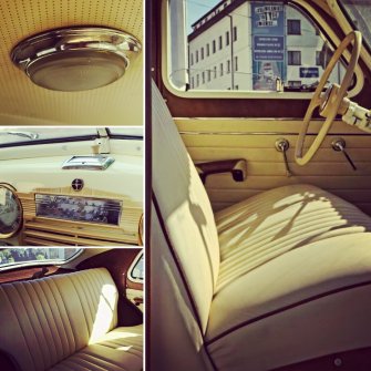 Elegancka Warszawa M20, szałowe kabriolety, wytworny Jaguar