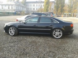 Auto do ślubu audi A8 S8 5.2FSI QUATRRO CZARNY Olkusz