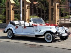Zabytkowy kabriolet do ślubu samochód RETRO na wesele Excalibur Nestor Warszawa