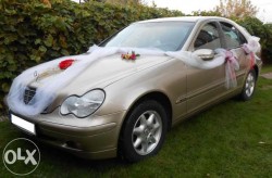 Zawiozę do ślubu i nie tylko ! MERCEDES C200K ! OKAZJA Łódź