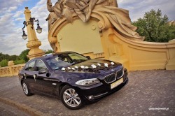 Czarne BMW 5 F10 Warszawa