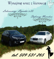Auta, samochody do ¶łubu- Hyundai ix35, Mercedes Brodnica