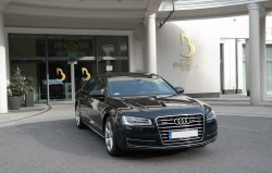 Wyjątkowe Audi A8 long do ślubu Kraków
