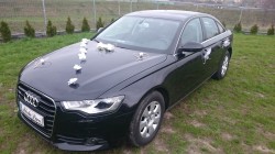 Przejazd do ślubu najnowszy model limuzyna audi a6 c7 limuzyna Kraków