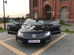 Do ślubu czarnym Vw CC- nowy model Łomża