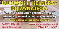 kucharki z obsługą na wesele śląsk i małopolska sosnowiec