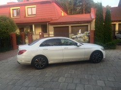 Biały najnowszy mercedes do ślubu ! warszawa