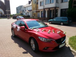 Samochód do ślubu Nowa Mazda 6 Wasilków