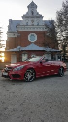 Mercedes Clasy E Cabrio 2015 r. Rąbień