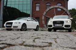 White AUDI Wadowice