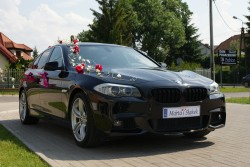 Limuzyna Auto do ślubu BMW 5 F10 - Wesela Mazowieckie Warszawa Warszawa