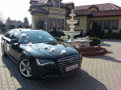 Piękne Audi a8 do ślubu Dąbrowa Górnicza