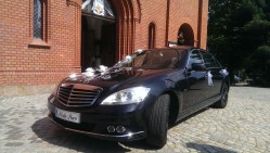 Luksusowy czarny Mercedes S Wałbrzych