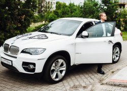 Białe BMW X6 do ślubu !!! Jarocin, Poznań i okolice Jarocin