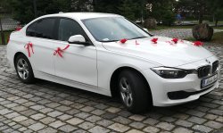 Wynajem samochodu Auto na ślub wesele BMW F30 Do ślubu ŚLĄSK Będzin