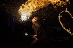 enigma teatr ognia fireshow taniec z ogniem pokazy ognia Zawiercie