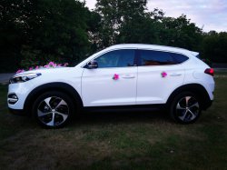 TERMINY18 Biały SUV Tucson 2018 Auto Samochód do Ślubu Wesele Vip Sandomierz