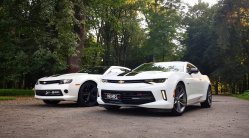 Camaro 2015 - Biała Perła! oraz Camaro 2016 Niebieskie! - Prowadź Sam Nowy Sącz