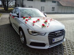 Audi A6 biały do ślubu Kraków