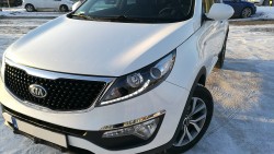 Auto do ślubu KIA SPORTAGE III Biała perła Lublin Świdnik Puławy Lublin