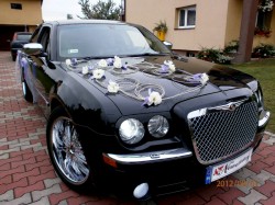 Chrysler 300C - śnieżnobiały i czarny Sosnowiec