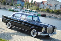Mercedes W111 oraz Wołga GAZ 21 Szczecin
