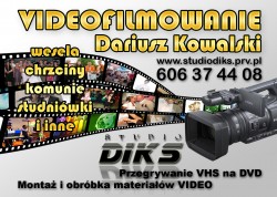 Videofilmowanie Studio Diks Turek