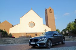 Auto do ślubu, na wesele z kierowcą MERCEDES C200 AMG Warszawa