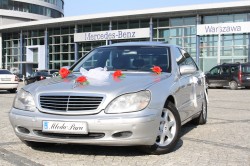 Atrakcyjna cena!!! SAMOCHÓD DO ŚLUBU MERCEDES S AUTO LIMUZYNA do ŚLUBU Warszawa