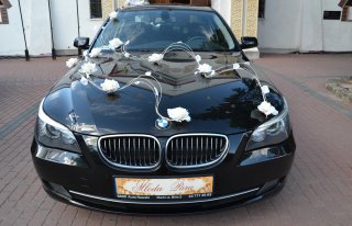 Czarne BMW 5 e60 LIFTING - zawiozę do ślubu Warszawa i okolice