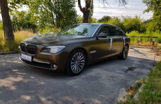 Wyjątkowe auto do ślubu BMW 7 Łódź