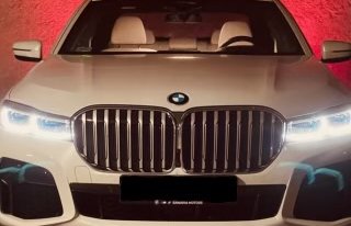 BMW serii 7 biała perła Gdańsk